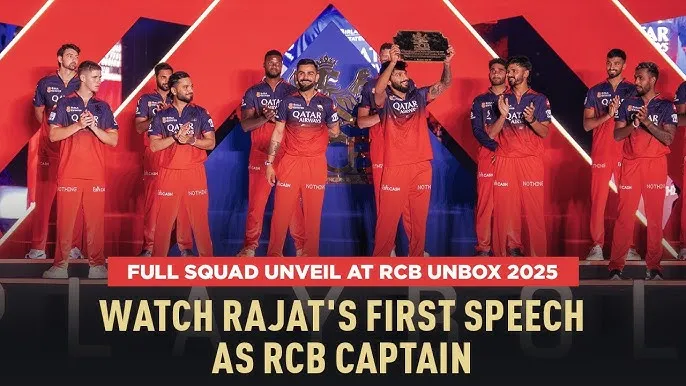 Full Squad Unveil at RCB Unbox 2025