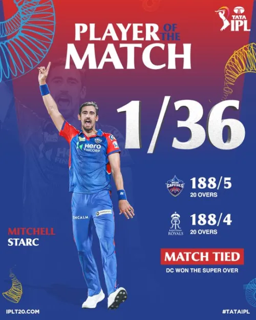 Movie Poster: IPL 2025 M32:DC vs RR