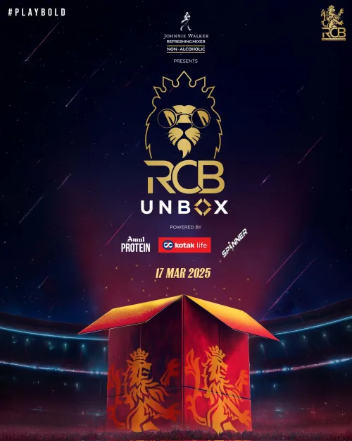 Movie Poster: Full Squad Unveil at RCB Unbox 2025