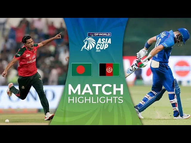 Movie Poster: Match 9 | Bangladesh vs Afghanistan | Match Highlights
