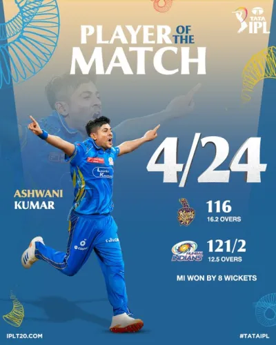 IPL 2025 M12: MI vs KKR