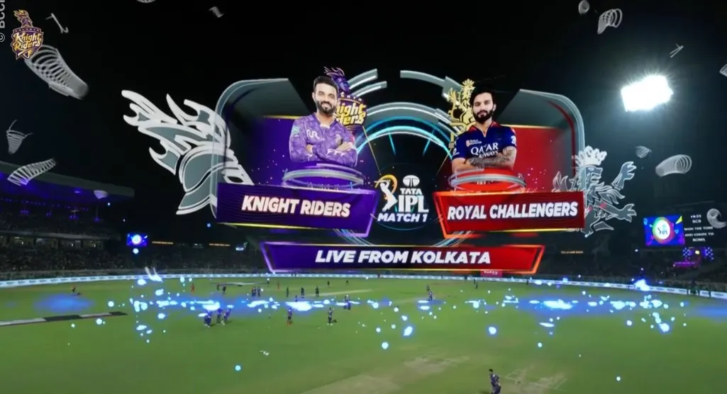 Movie Poster: IPL 2025 M01：KKR vs RCB