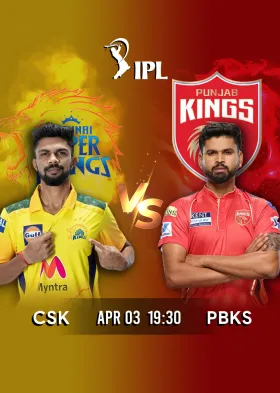 IPL 2026 Match 7 CSK vs PBKS - Movie free on Castle