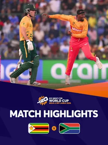 T20WC 2026 - Super 8 - Match 11 Zimbabwe vs South Africa