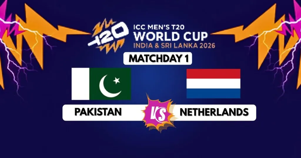 Movie Poster: Pakistan v Netherlands| Match Highlights | Men’s T20 World Cup 2026