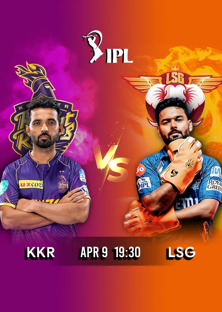 Movie Poster: IPL 2026 Match 15 KKR vs LSG