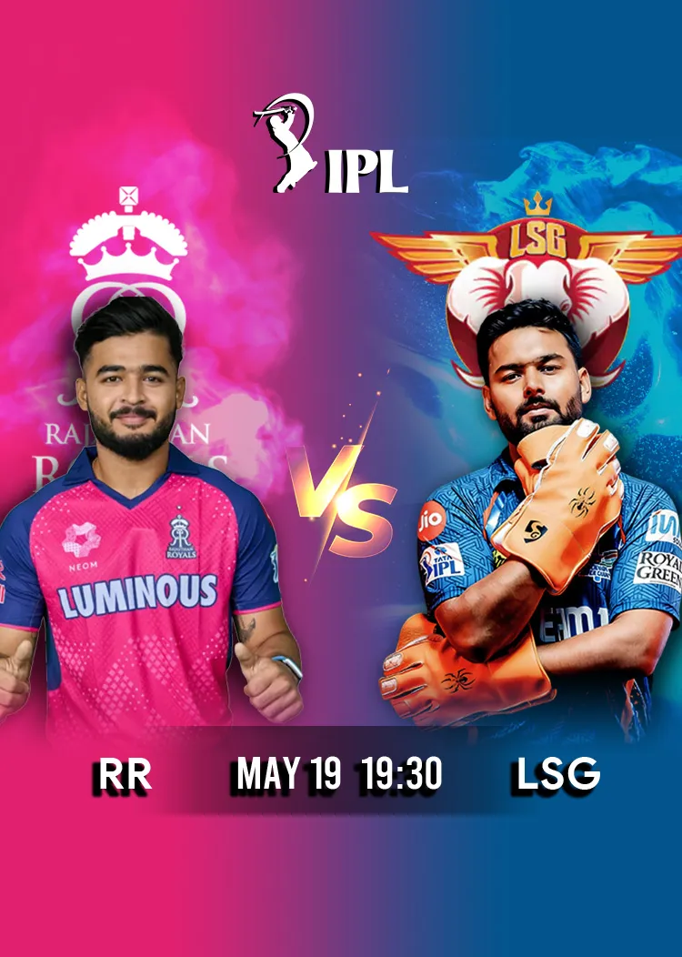 Movie Poster: IPL 2026 Match 64 RR vs LSG