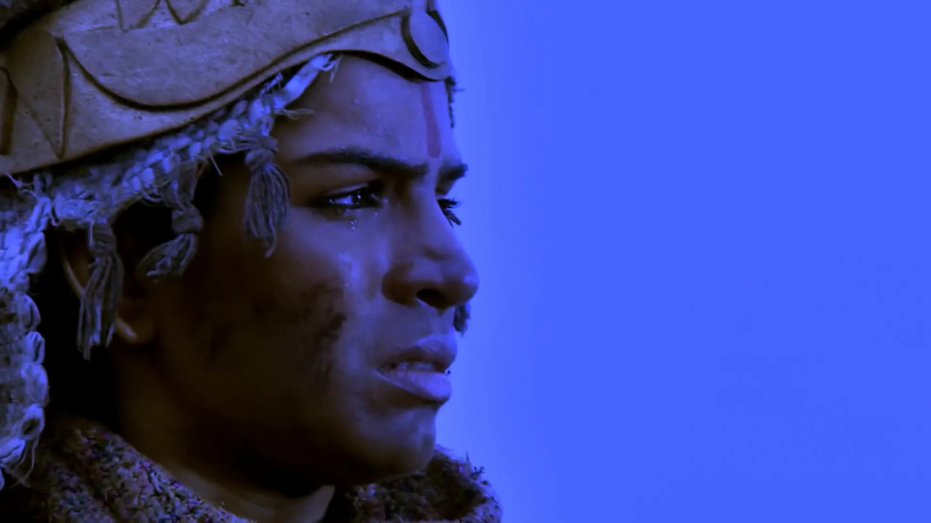 E226.Bhishma rests on a bed of arrows