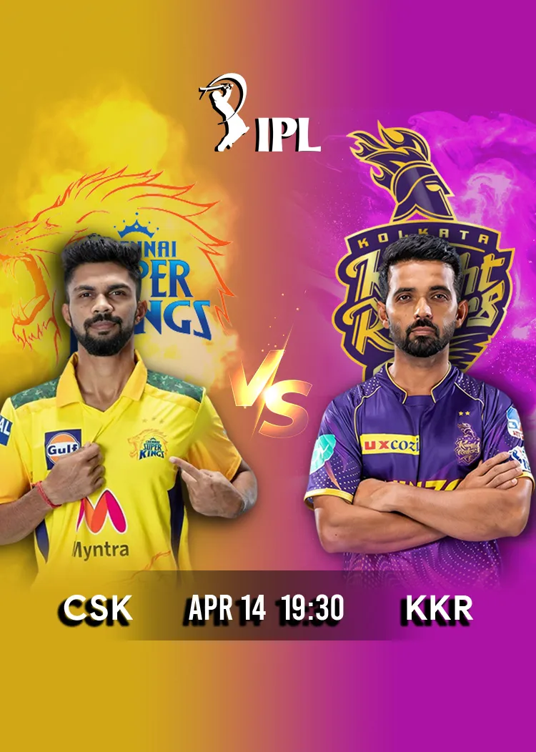 Movie Poster: IPL 2026 Match 22 CSK vs KKR