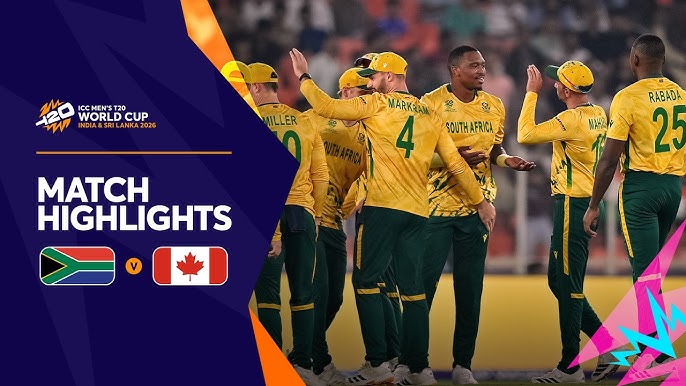 South Africa v Canada | T20WC 2026