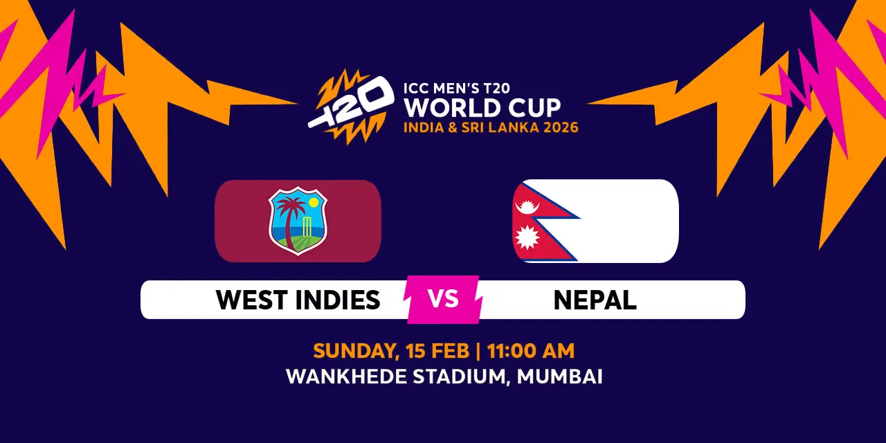 Movie Poster: England v West Indies | Men’s T20 World Cup 2026