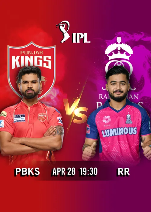 Movie Poster: IPL 2026 Match 40 PBKS vs RR