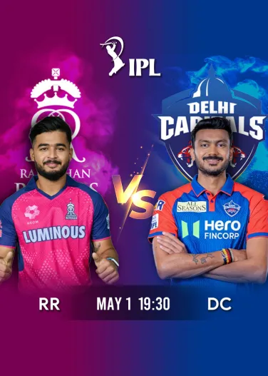 IPL 2026 Match 43 RR vs DC