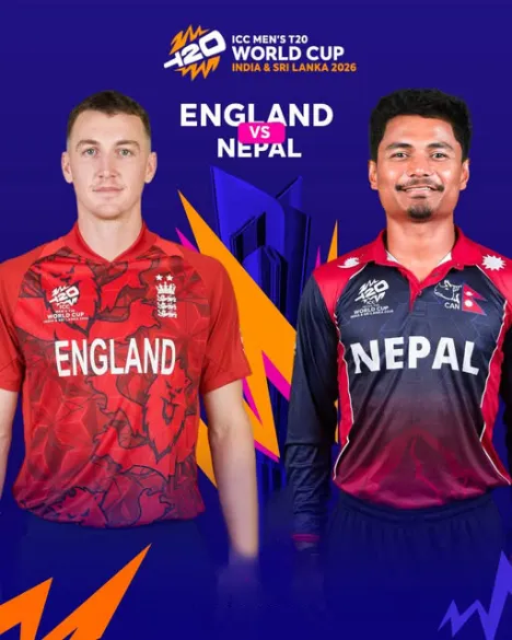 England v Nepal | T20WC 2026