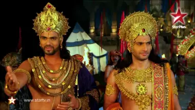 E55.Rjun Raises a Weapon Against Karna